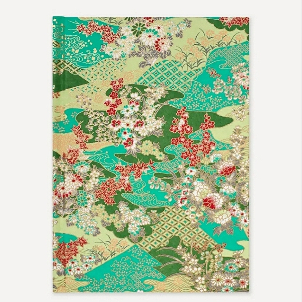 💥BUY 2 GET 1 FREE  HERITAGE NOTEBOOK BY ESMIE, TURQUOISE FLORAL, RETAIL $39.99